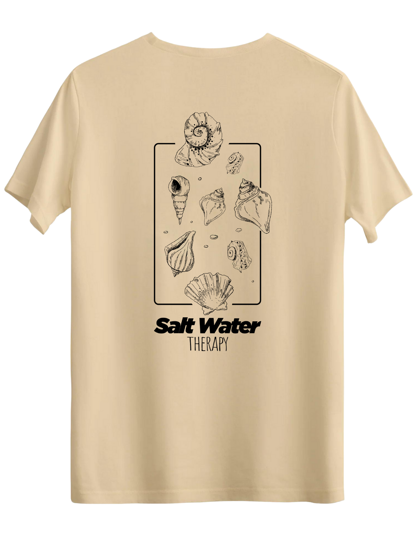 Salt Water Baskılı Bisiklet Yaka Regular T-shirt