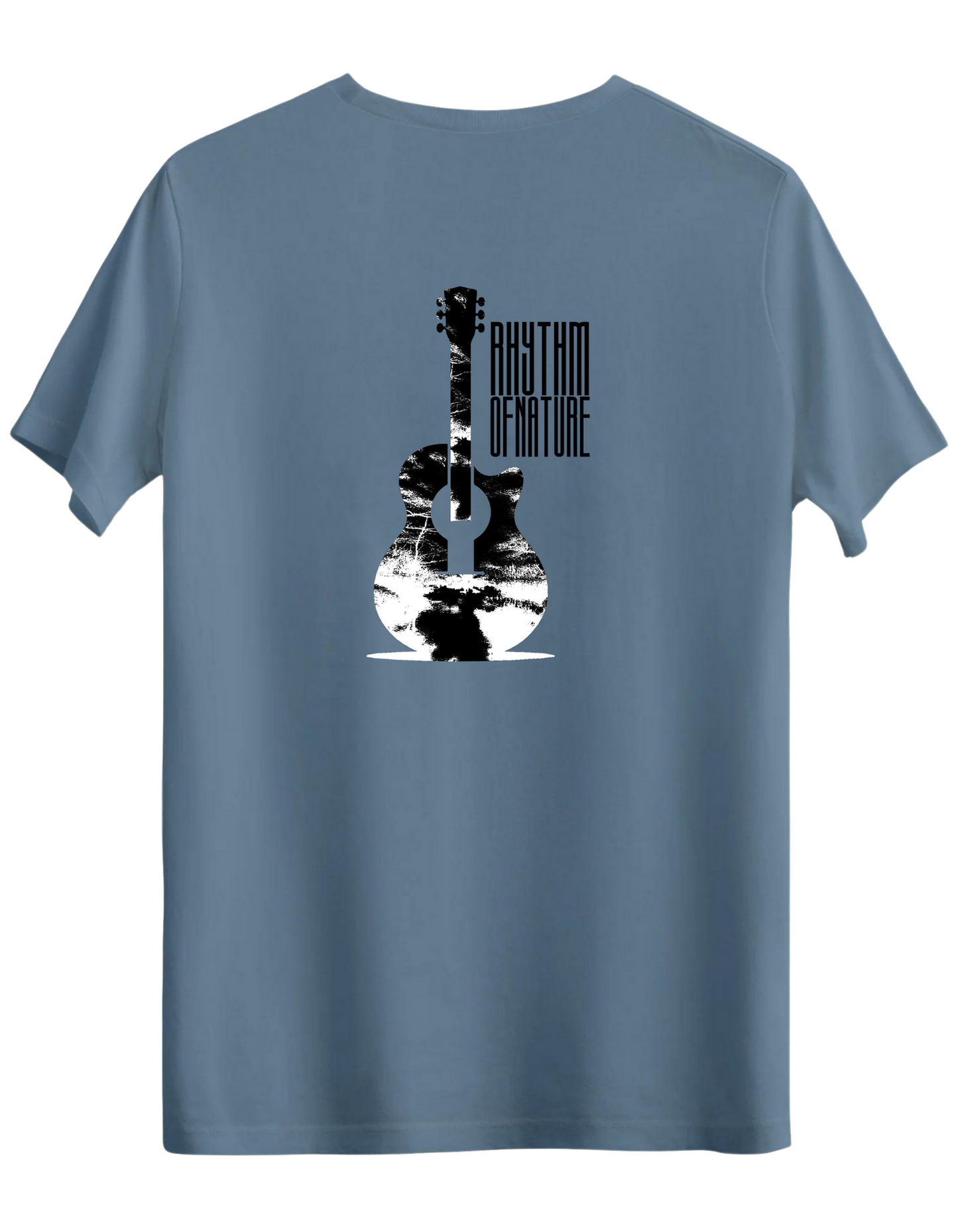 Rhythm Of Nature Baskılı Bisiklet Yaka Regular T-shirt