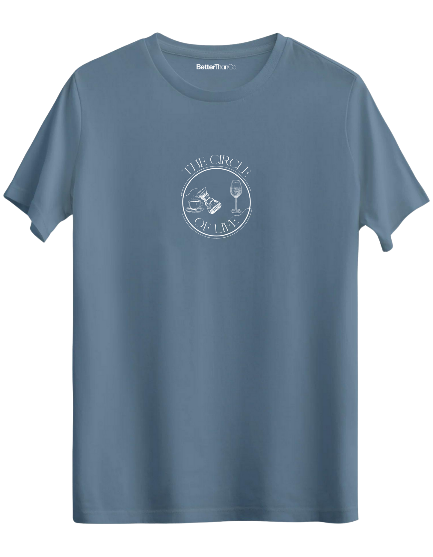 Circle Of Life Baskılı Bisiklet Yaka Regular T-shirt