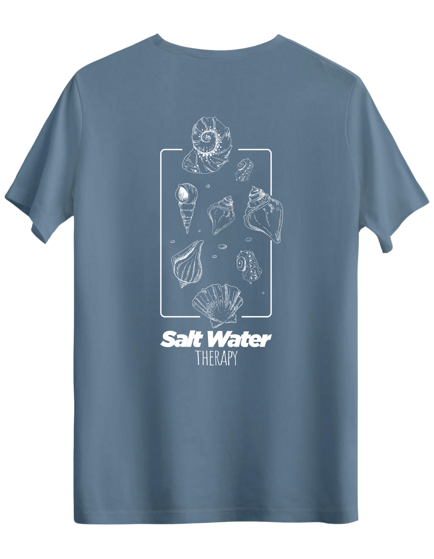 Salt Water Baskılı Bisiklet Yaka Regular T-shirt