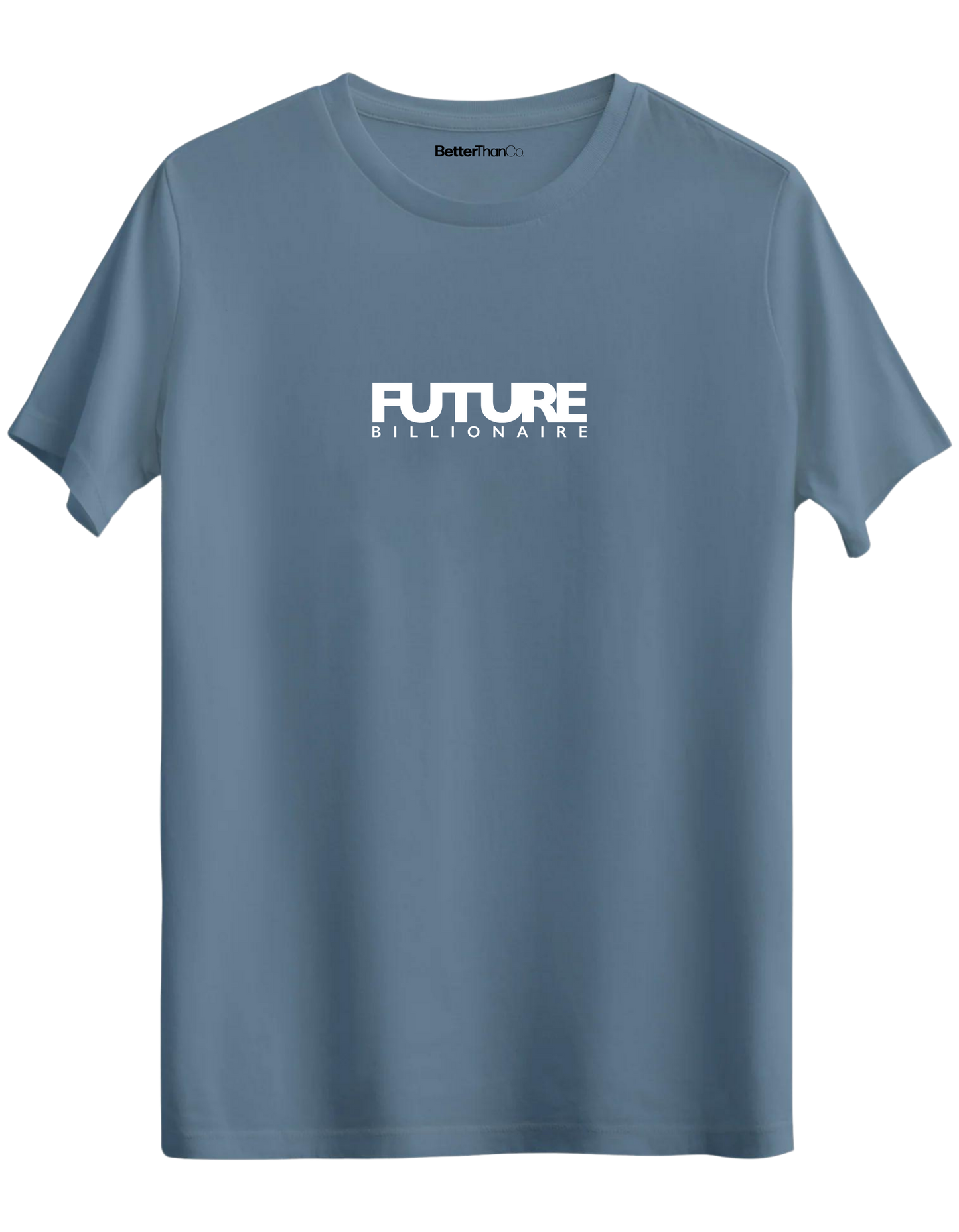 Future Billionaire Baskılı Bisiklet Yaka Regular T-shirt