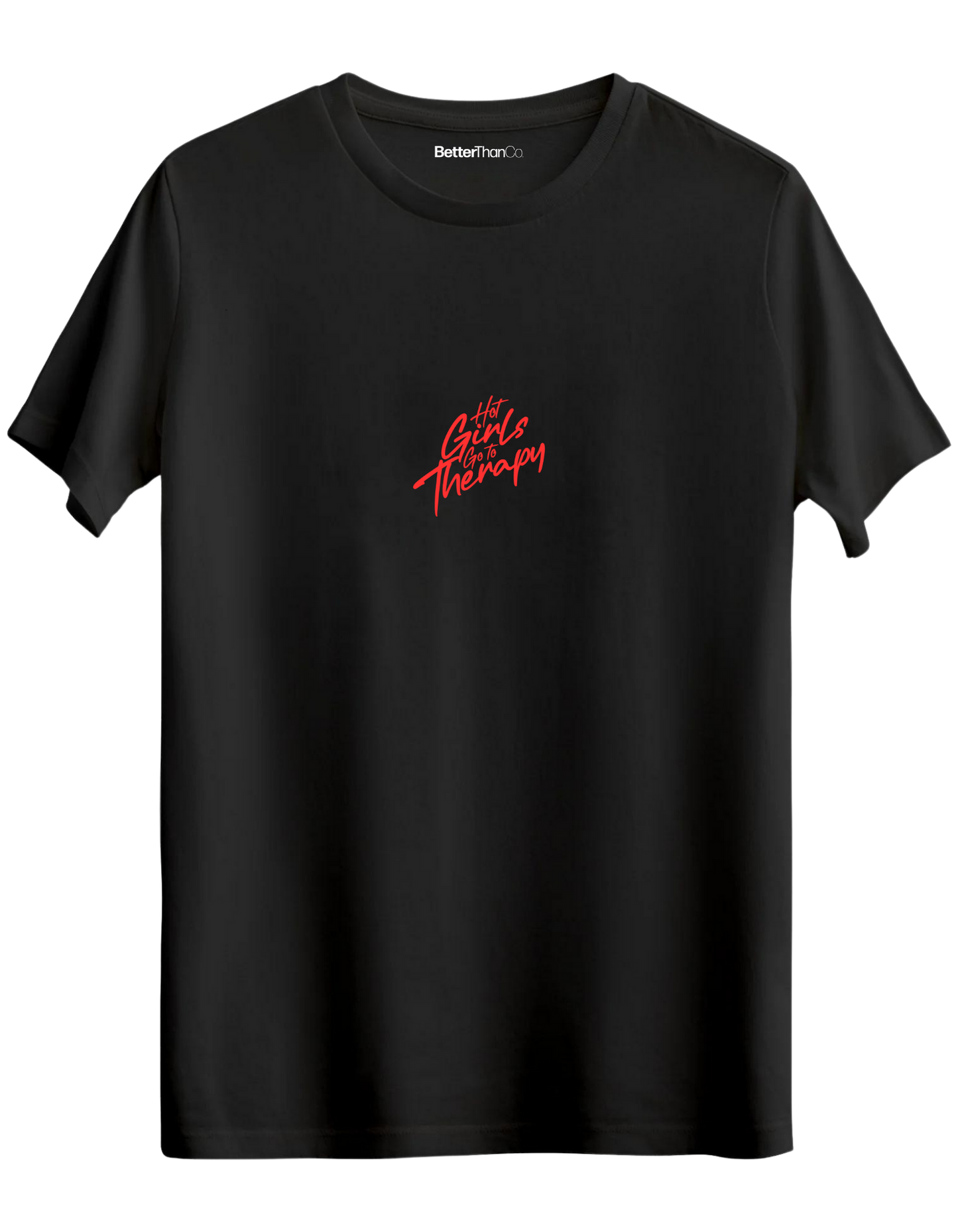 Therapy Baskılı Bisiklet Yaka Regular T-shirt