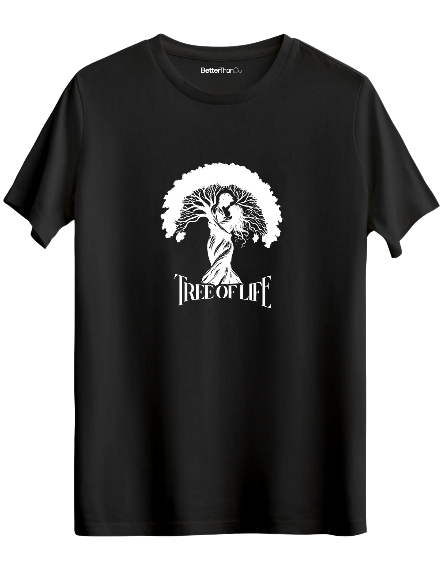 Tree Of Life Baskılı Bisiklet Yaka Regular T-shirt