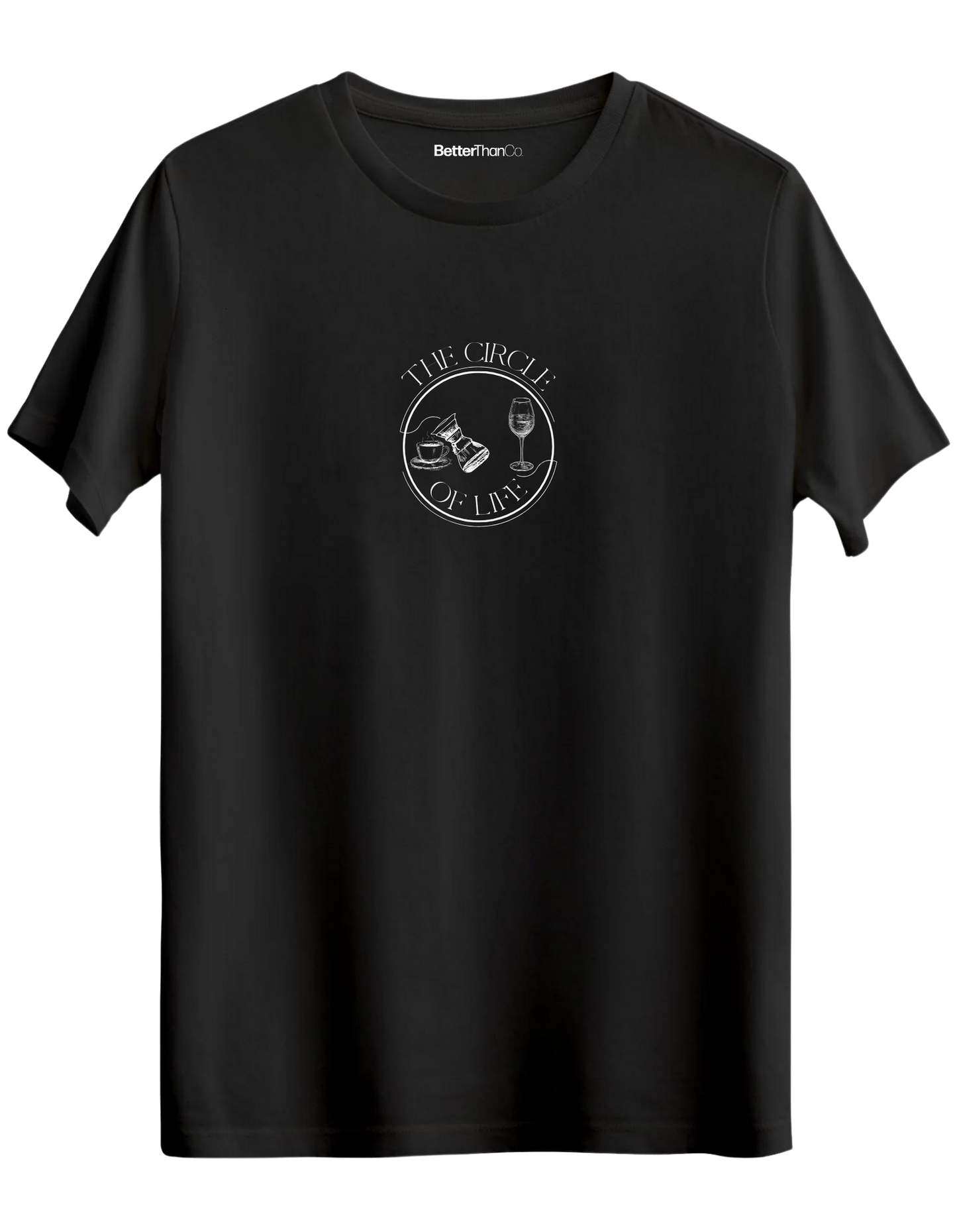 Circle Of Life Baskılı Bisiklet Yaka Regular T-shirt