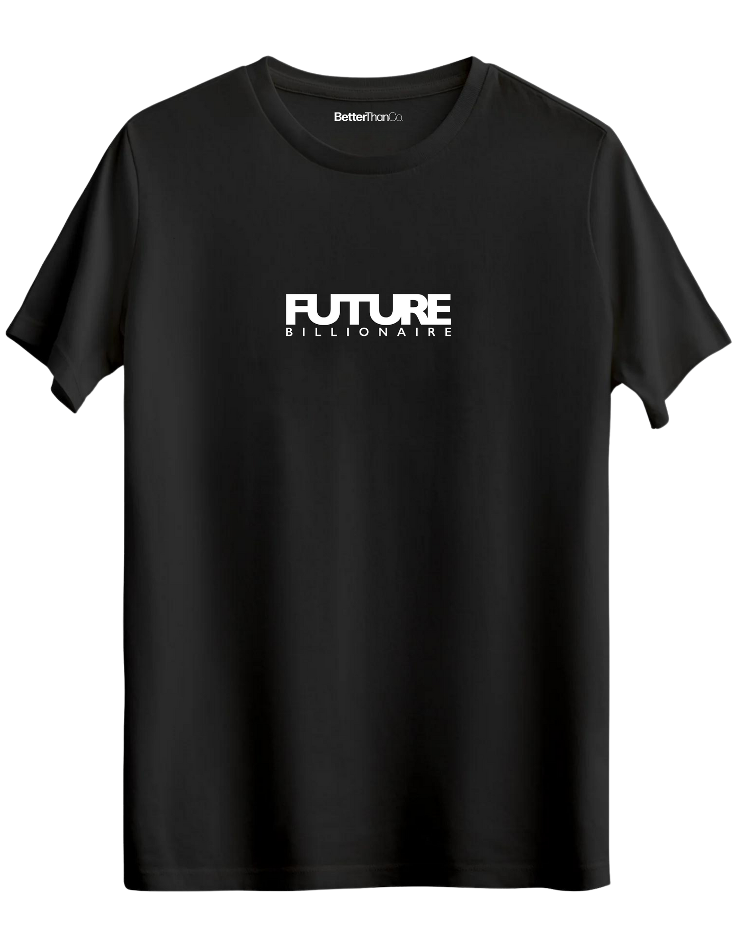 Future Billionaire Baskılı Bisiklet Yaka Regular T-shirt