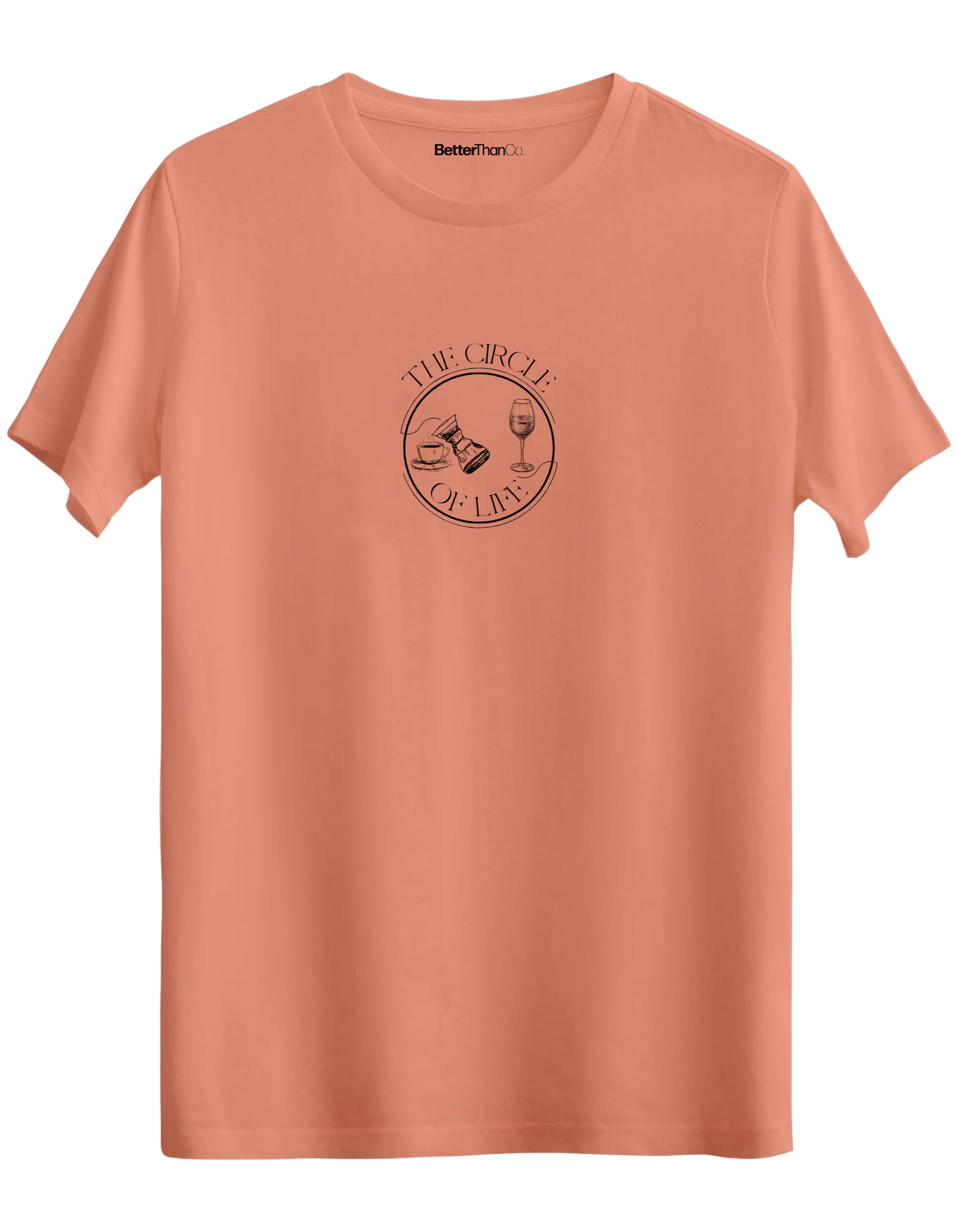 Circle Of Life Baskılı Bisiklet Yaka Regular T-shirt