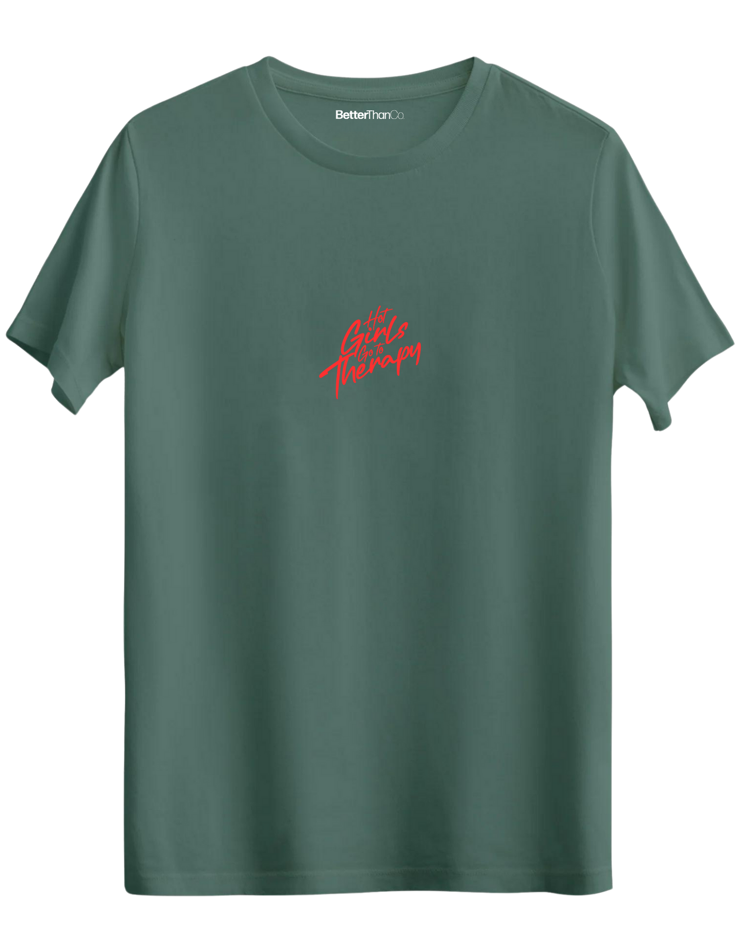 Therapy Baskılı Bisiklet Yaka Regular T-shirt