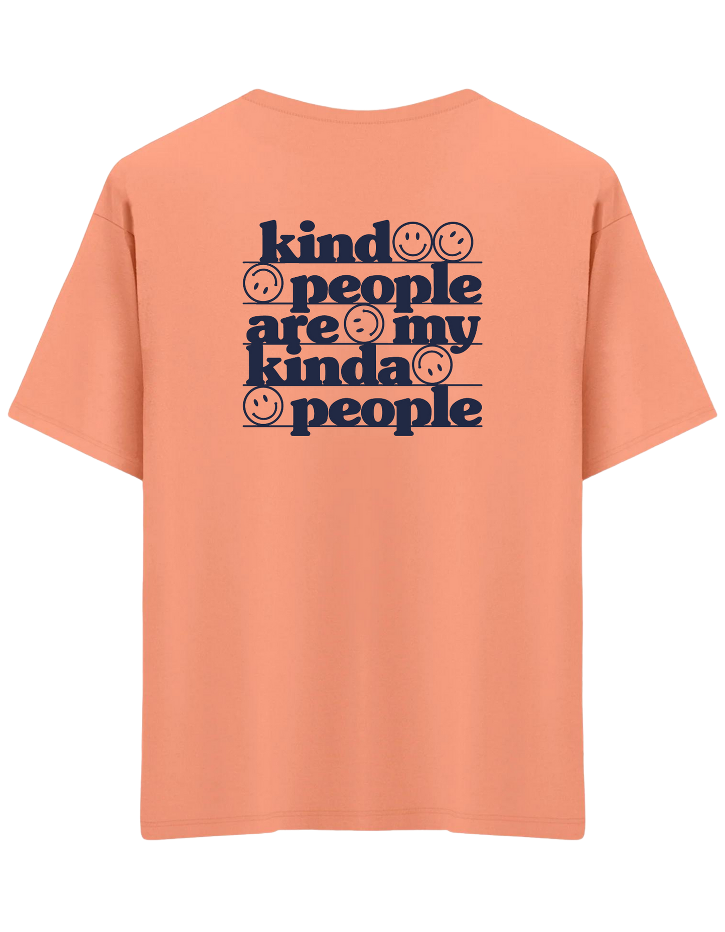 Be Kind Baskılı Bisiklet Yaka Oversize T-shirt