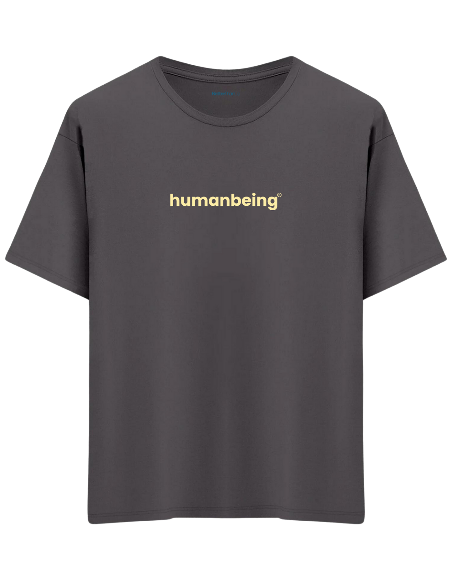 Humanbeing Baskılı Bisiklet Yaka Oversize T-shirt