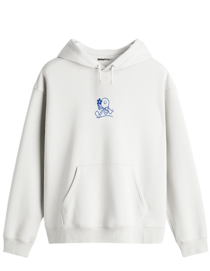 Running Baskılı Unisex Kapüşonlu Yaka Hoodie