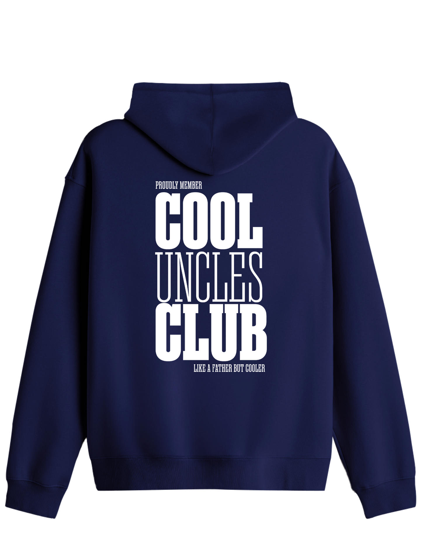 Cool Uncles Club Baskılı Unisex Kapüşonlu Yaka Hoodie