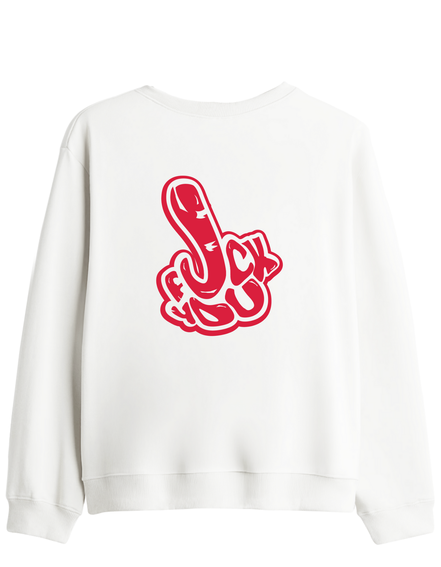 You Know Baskılı Bisiklet Yaka Sweatshirt
