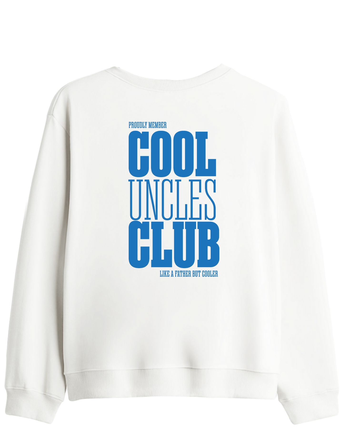 Cool Uncles Club Baskılı Bisiklet Yaka Sweatshirt
