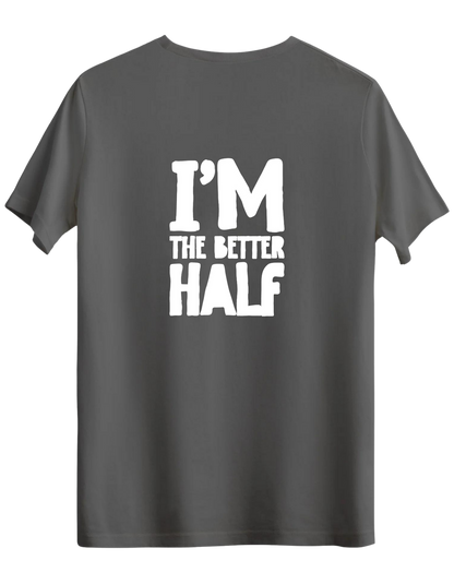 The Better Half Baskılı Bisiklet Yaka Regular T-shirt
