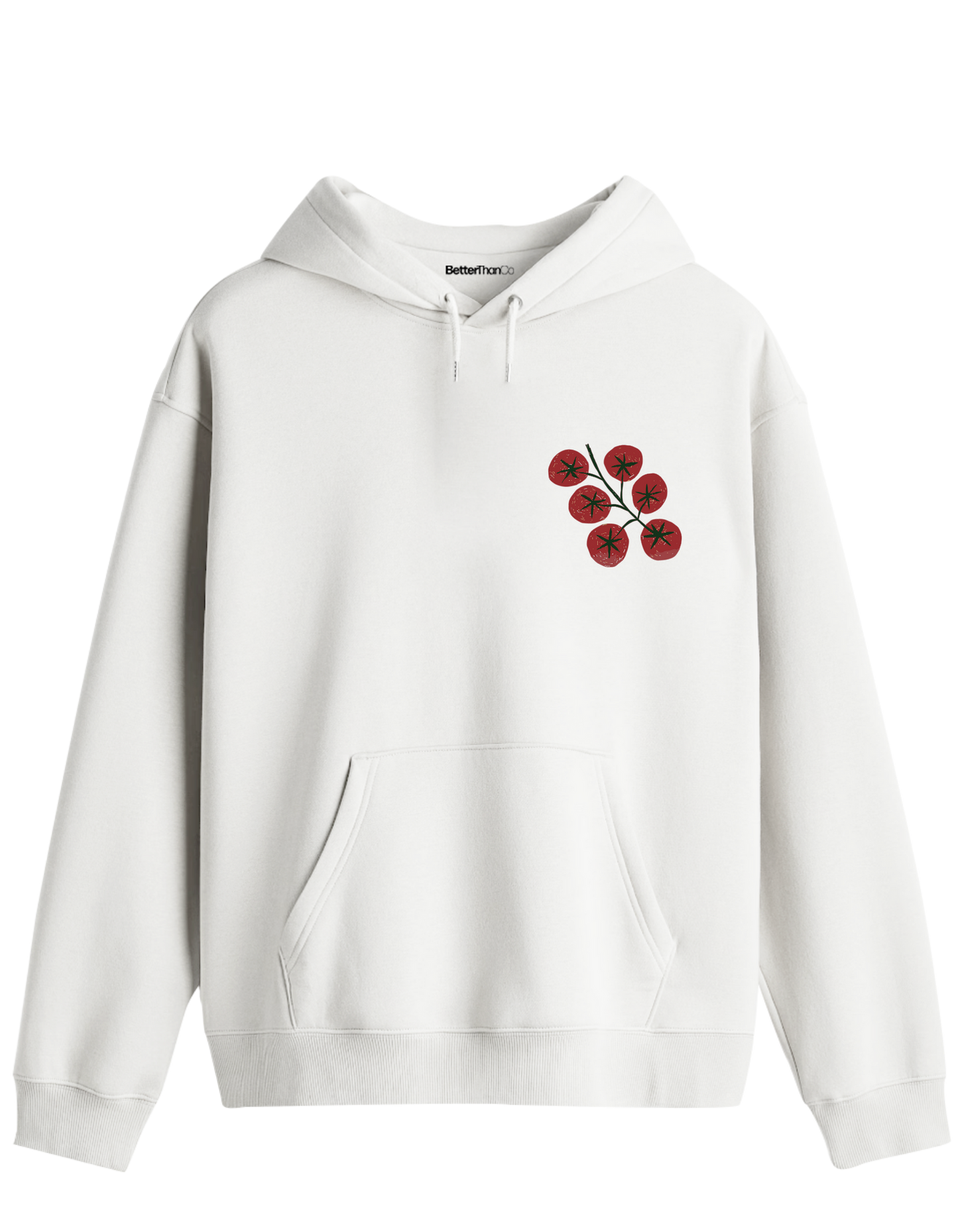 Tomatoes Baskılı Unisex Kapüşonlu Yaka Hoodie