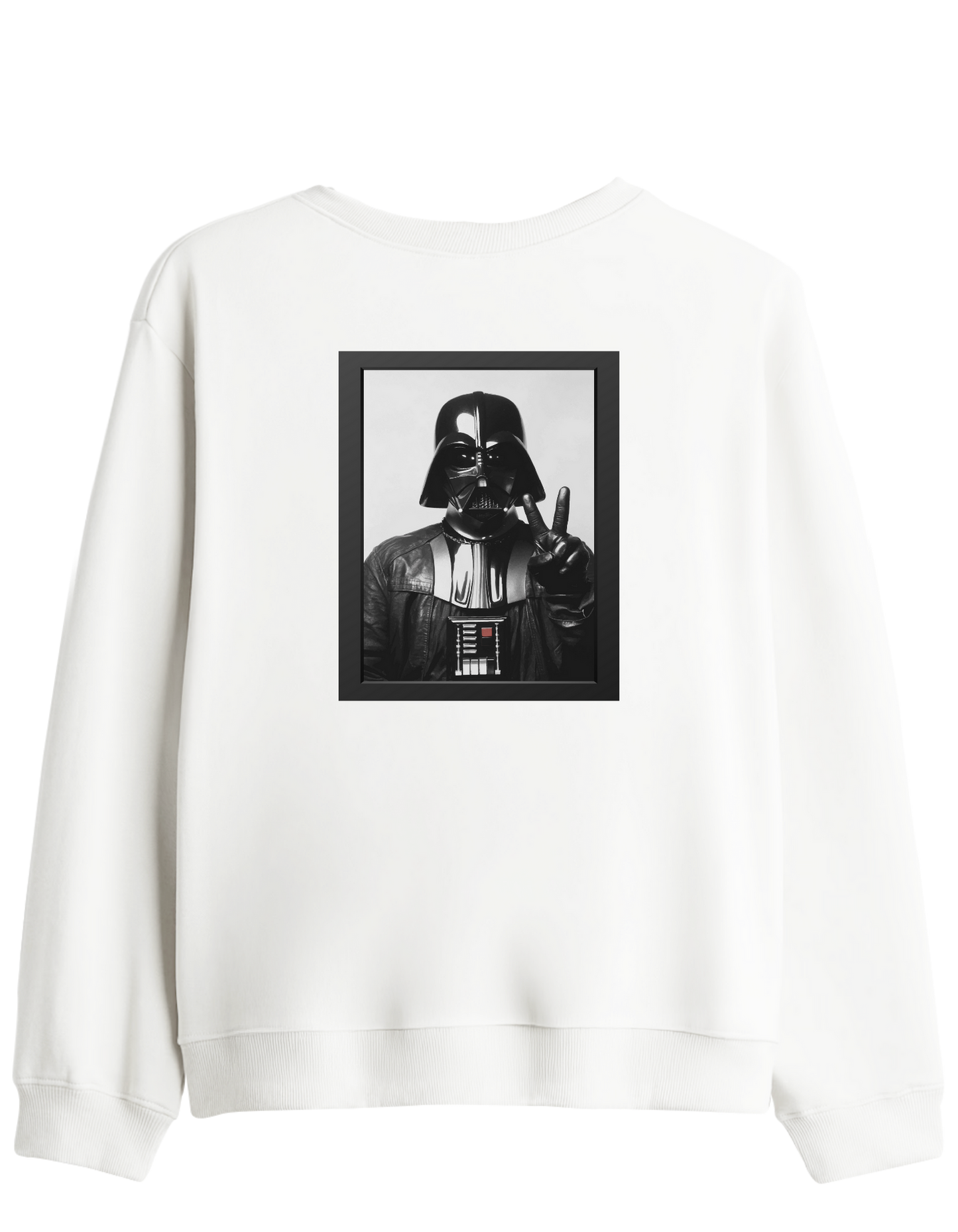 Master Of Peace Baskılı Bisiklet Yaka Sweatshirt