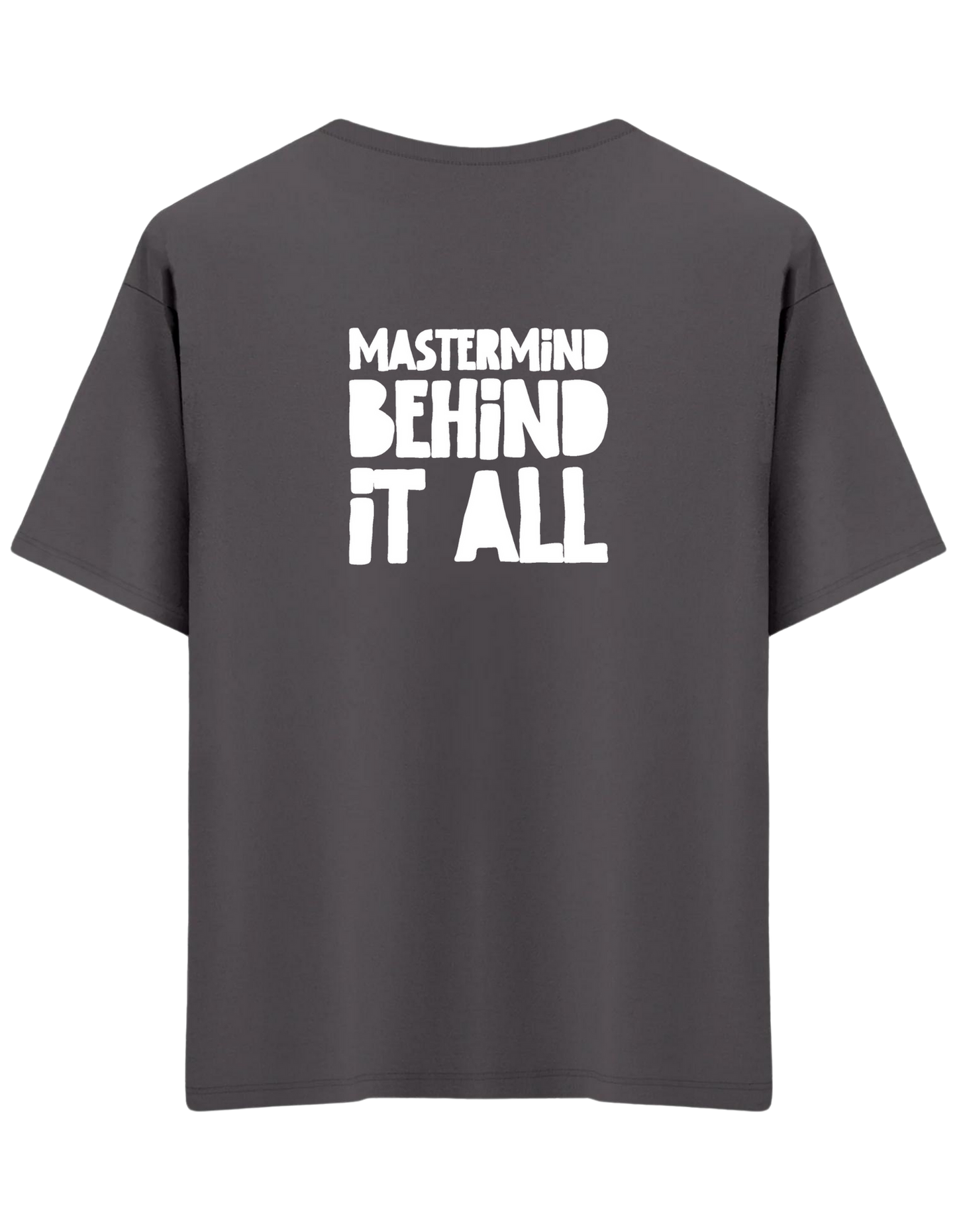 Mastermind Baskılı Bisiklet Yaka Oversize T-shirt