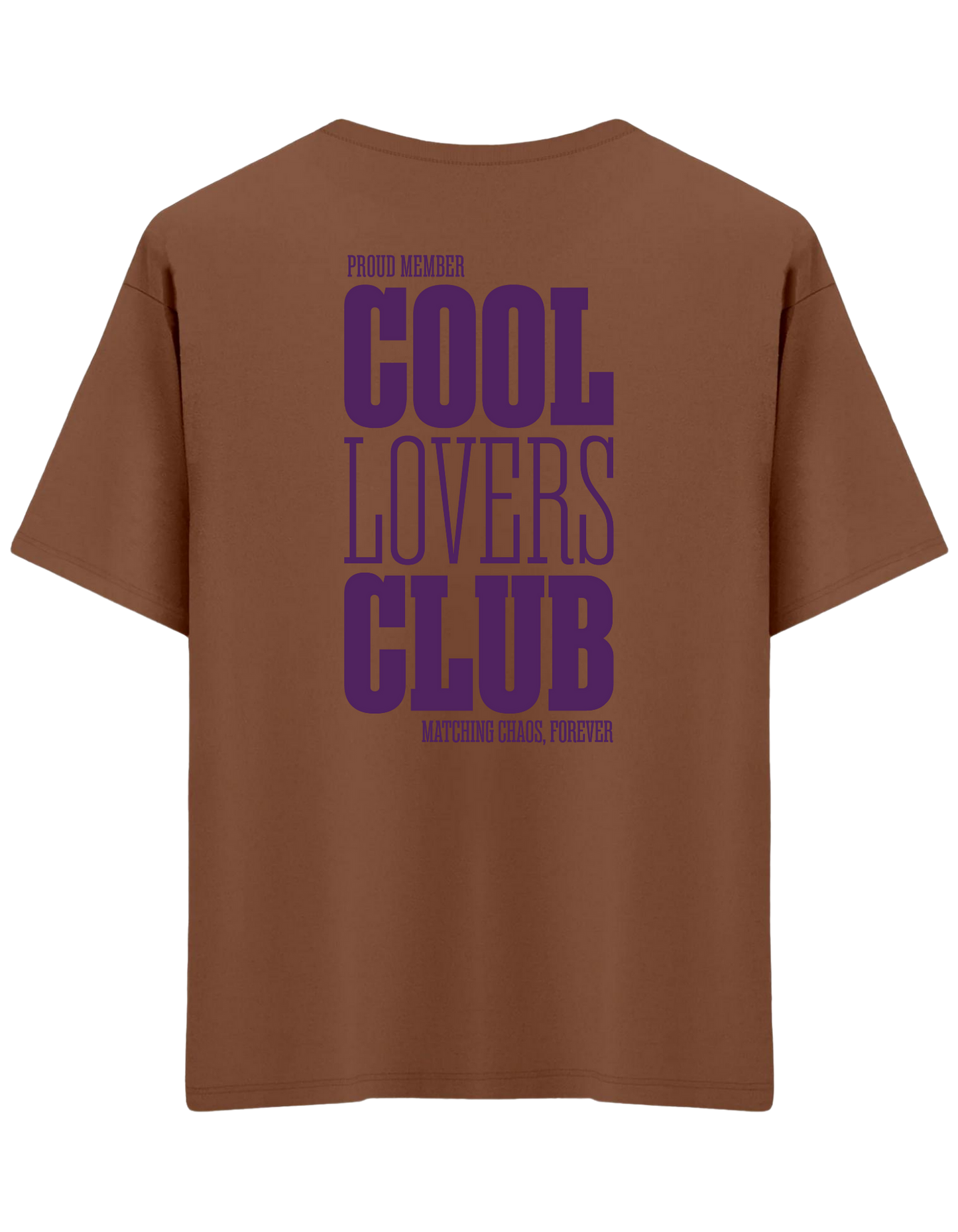 Cool Lovers Baskılı Bisiklet Yaka Oversize T-shirt