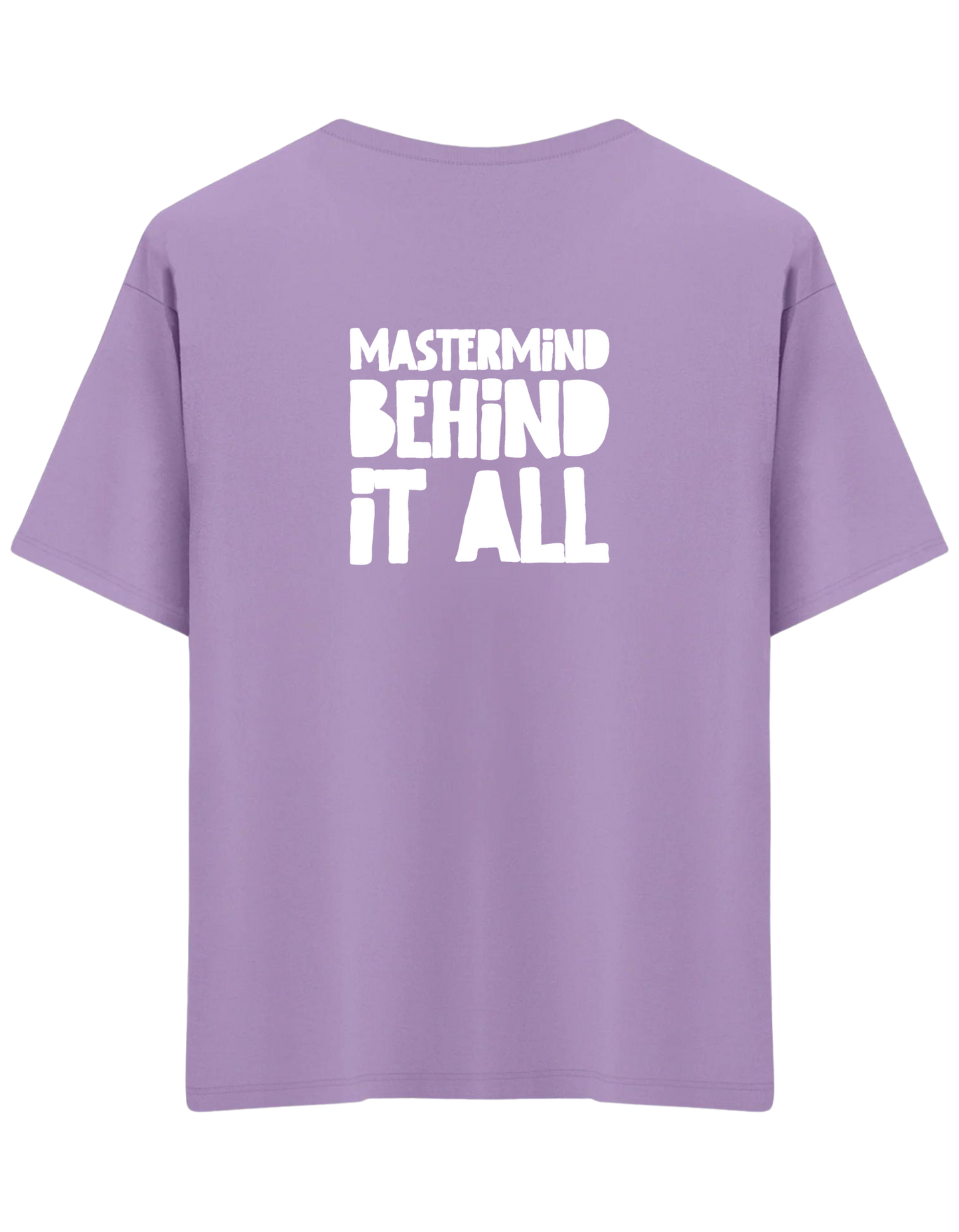 Mastermind Baskılı Bisiklet Yaka Oversize T-shirt