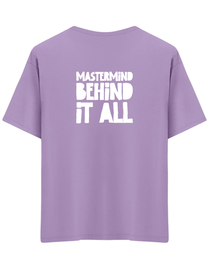 Mastermind Baskılı Bisiklet Yaka Oversize T-shirt