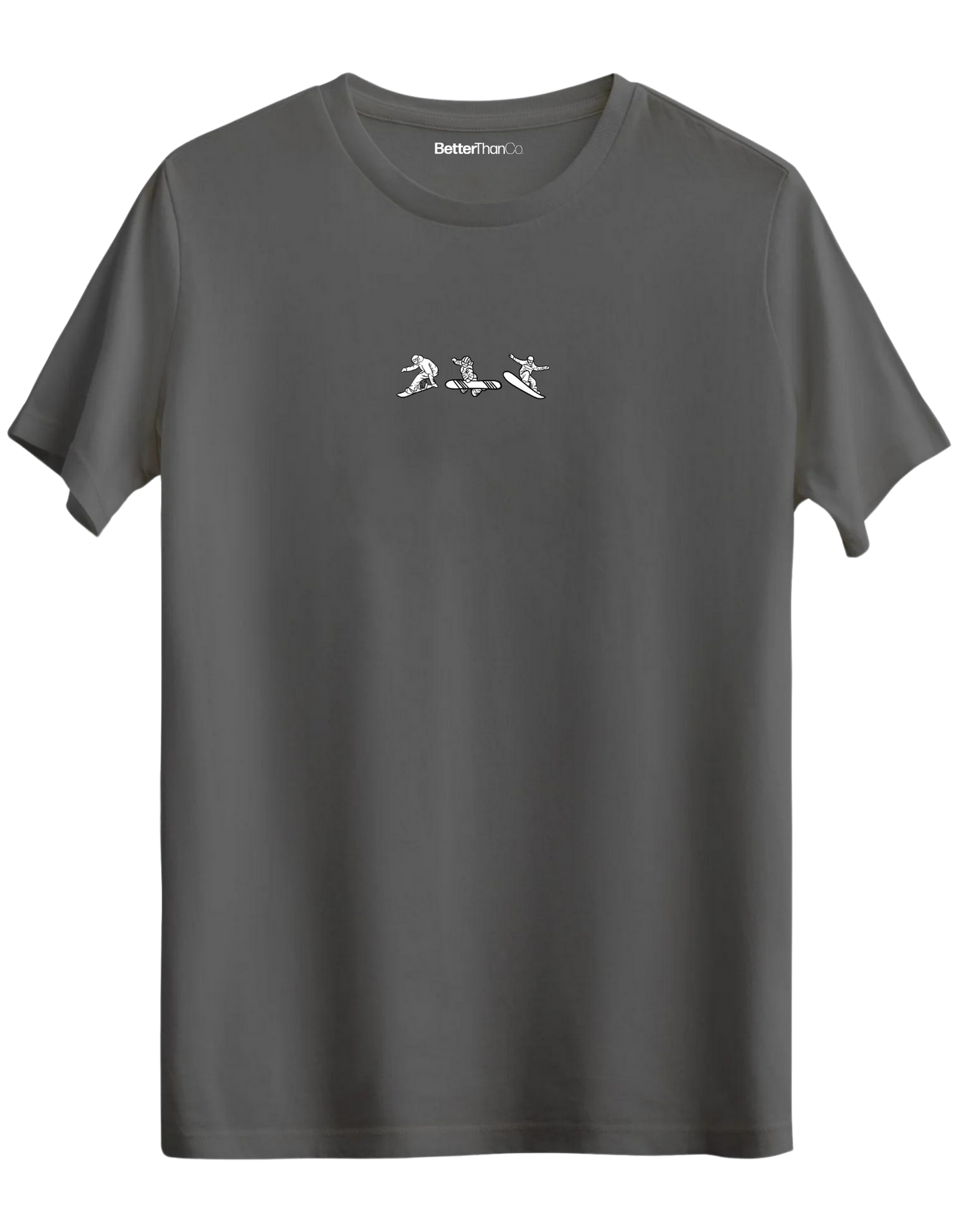 Born To Board Baskılı Bisiklet Yaka Regular T-shirt