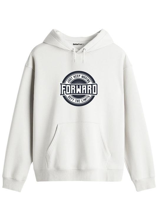 Forward Baskılı Unisex Kapüşonlu Yaka Hoodie