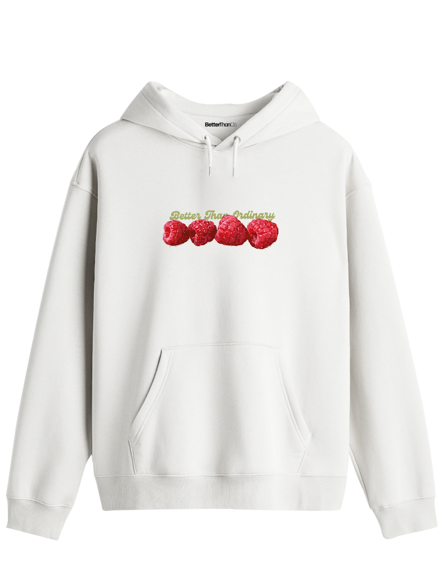 BetterThanOrdinary Baskılı Unisex Kapüşonlu Yaka Hoodie
