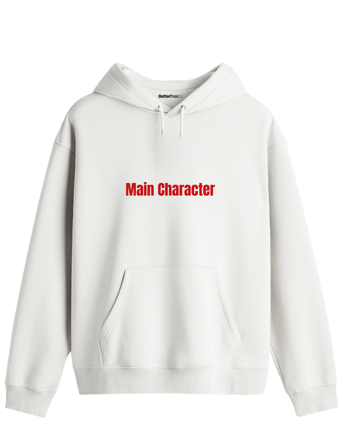Main Character Baskılı Unisex Kapüşonlu Yaka Hoodie