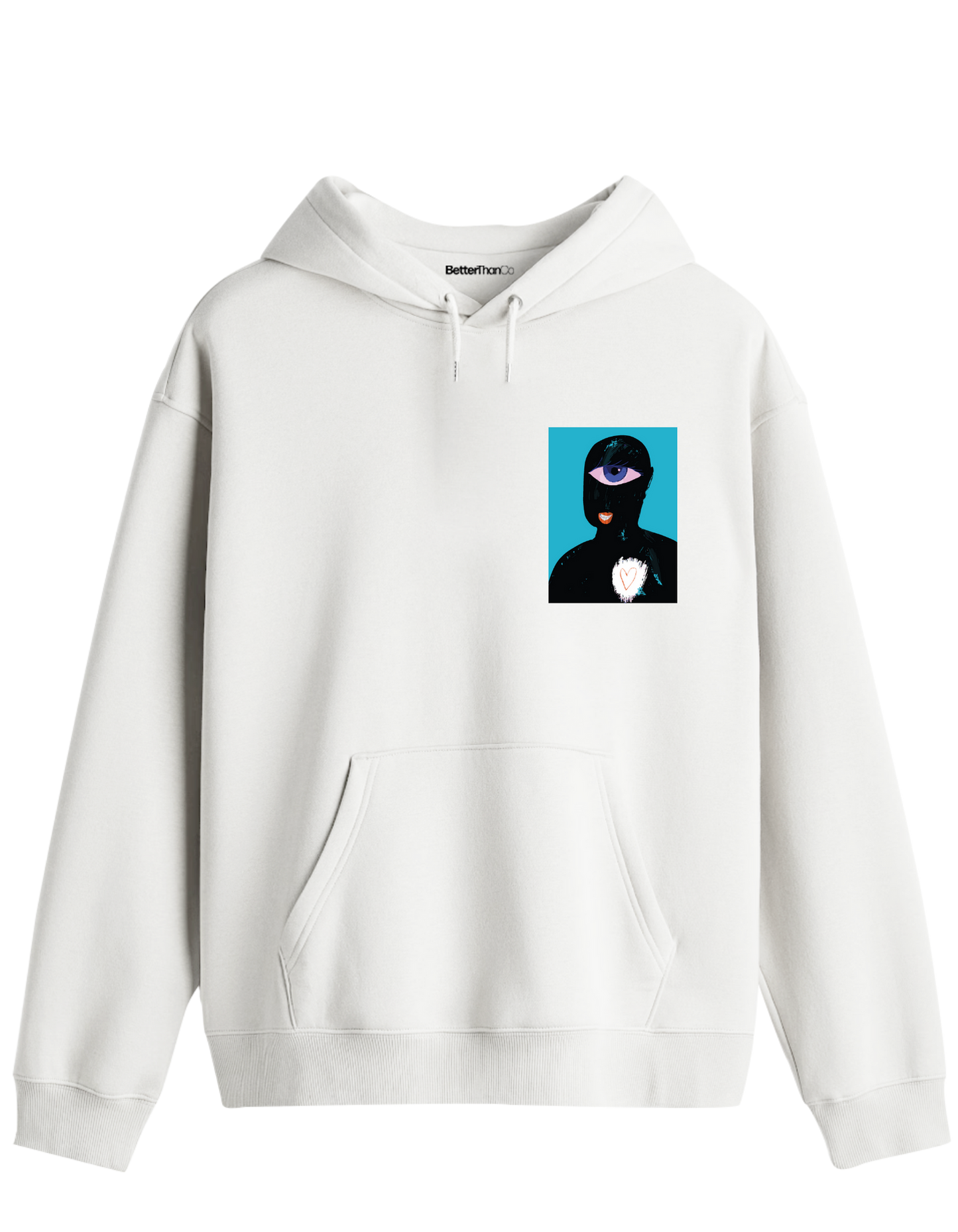 Oracle Eye Baskılı Unisex Kapüşonlu Yaka Hoodie