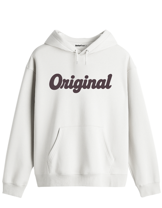 Orijinal Baskılı Unisex Kapüşonlu Yaka Hoodie