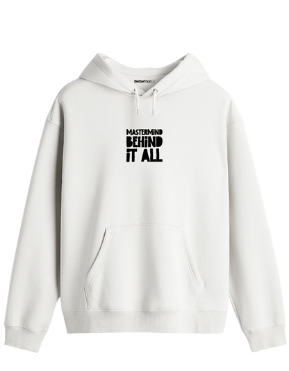 Mastermind Baskılı Unisex Kapüşonlu Yaka Hoodie