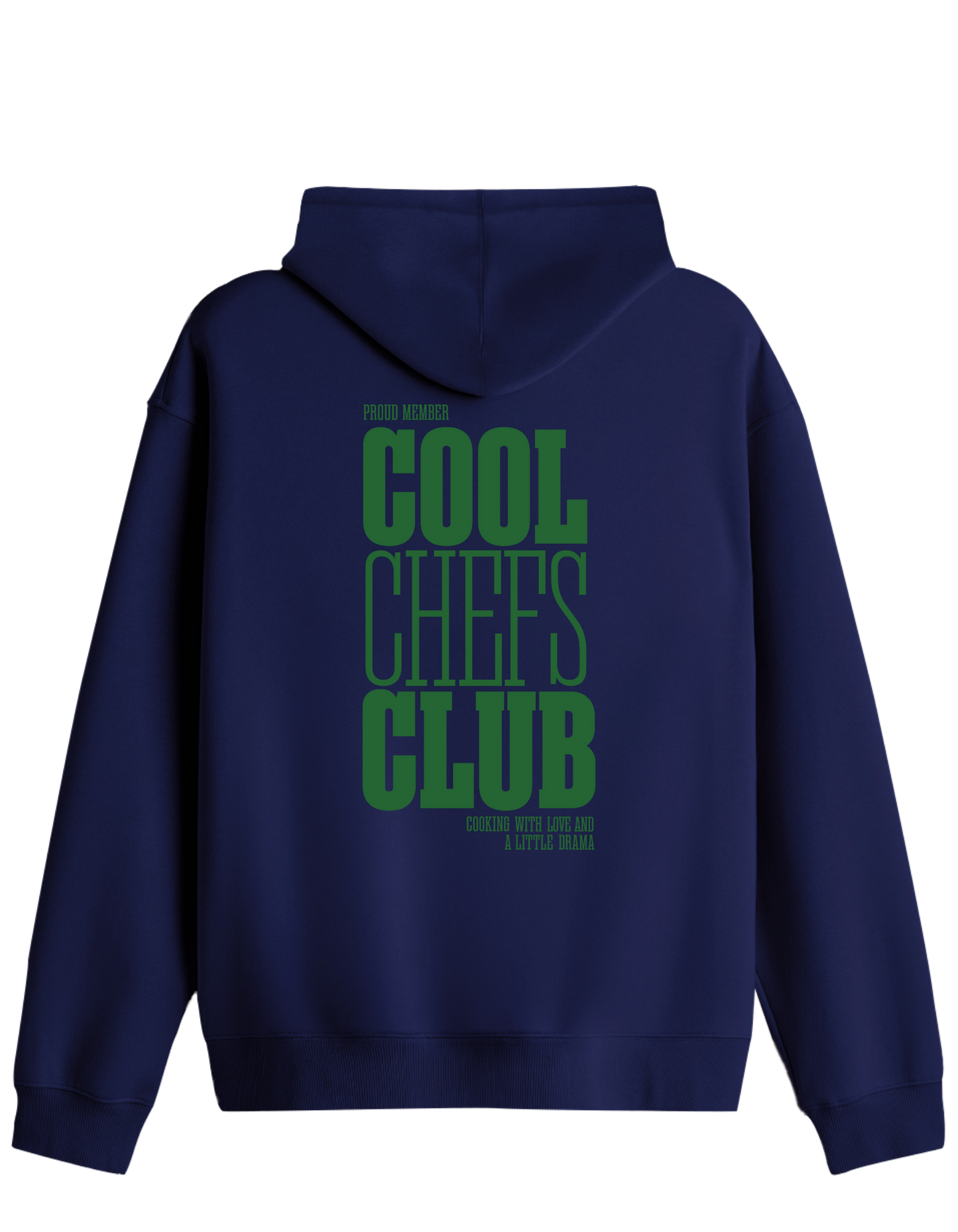 Cool Chefs Club Baskılı Unisex Kapüşonlu Yaka Hoodie