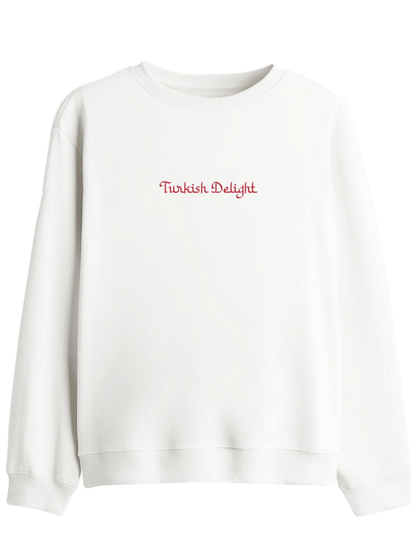 Turkish Delight Baskılı Bisiklet Yaka Sweatshirt