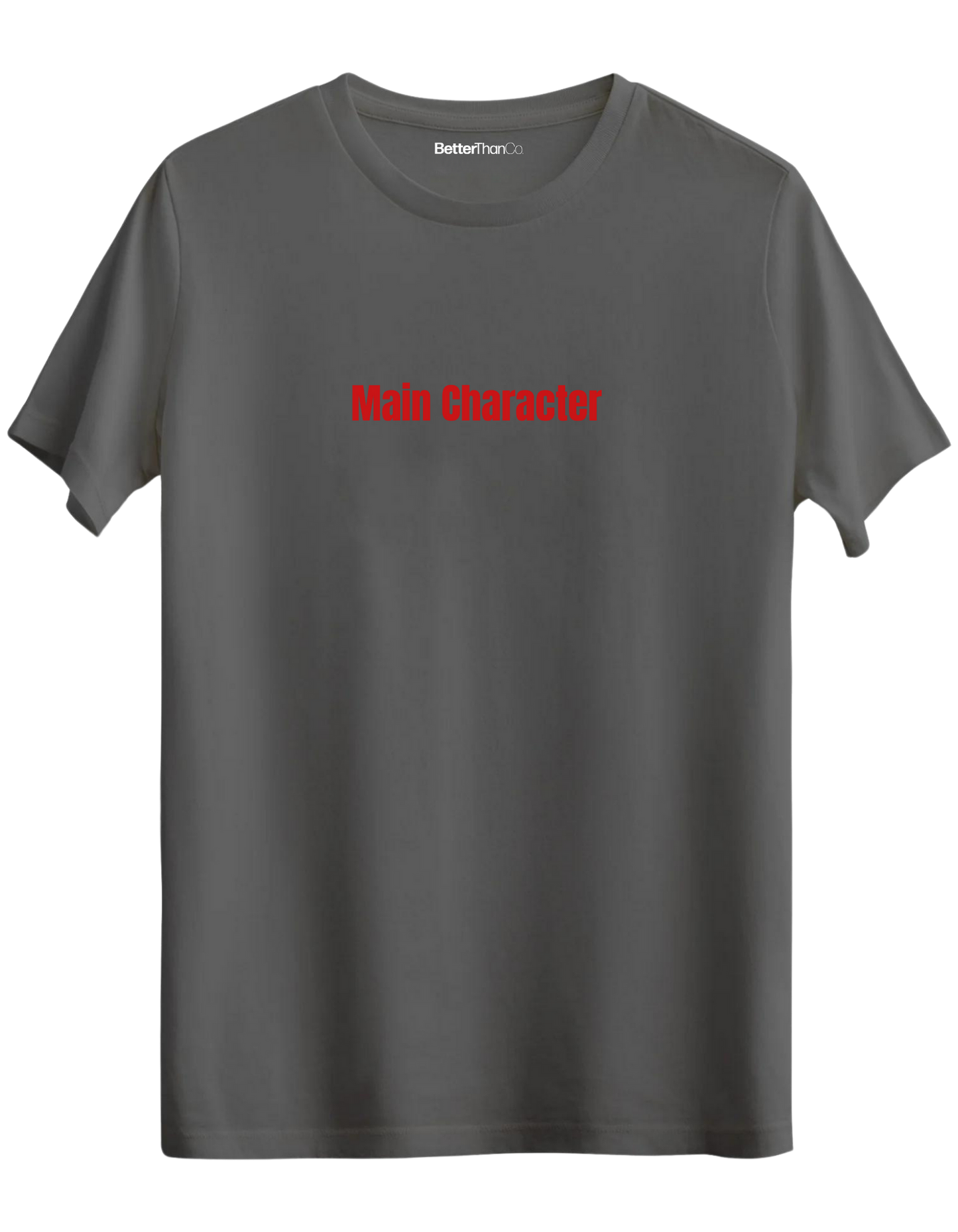 Main Character Baskılı Bisiklet Yaka Regular T-shirt