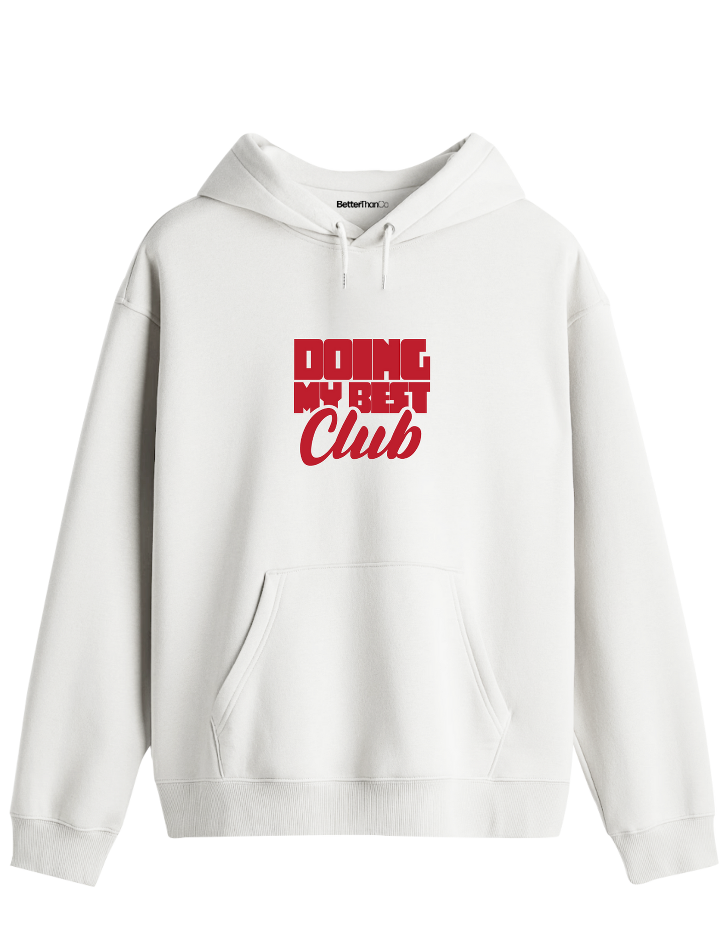 Best Club Baskılı Unisex Kapüşonlu Yaka Hoodie