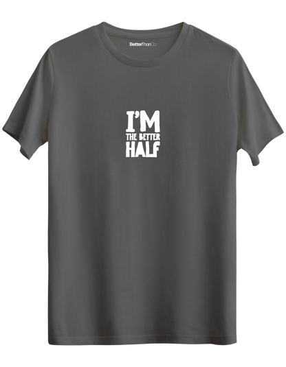 The Better Half Baskılı Bisiklet Yaka Regular T-shirt
