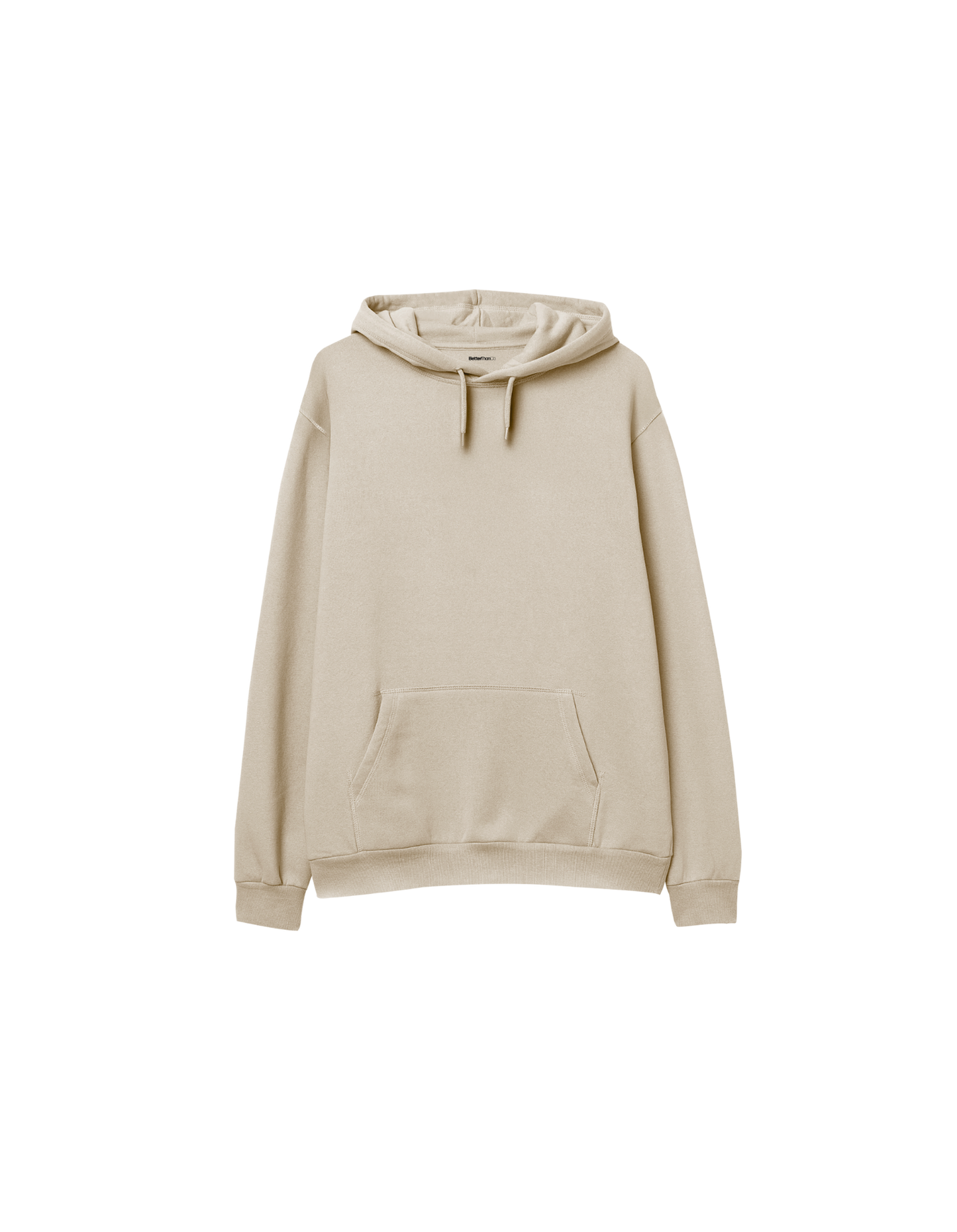 Basic Baskısız Oversize Kapüşonlu Çocuk Hoodie