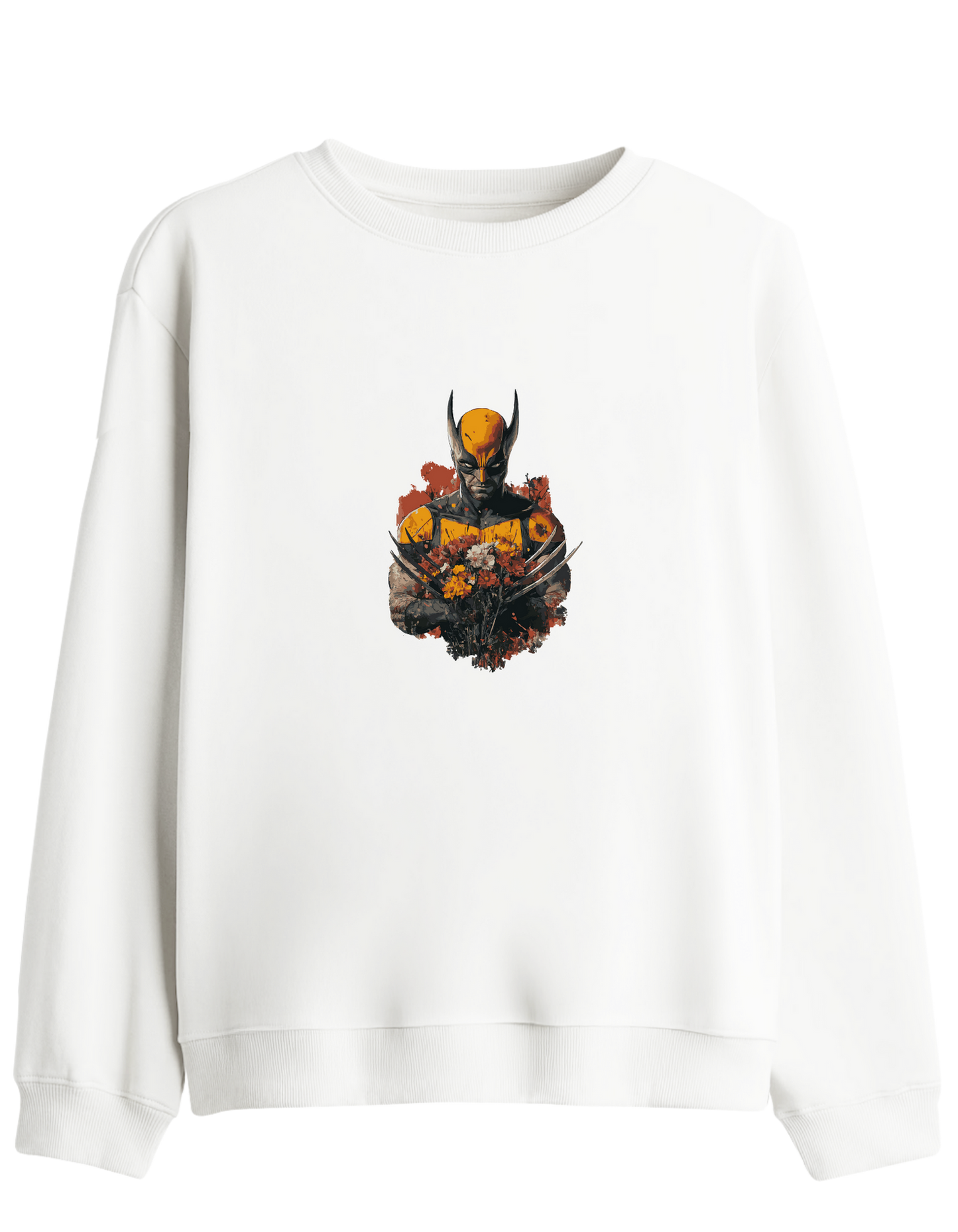 Secret Lover Baskılı Bisiklet Yaka Sweatshirt
