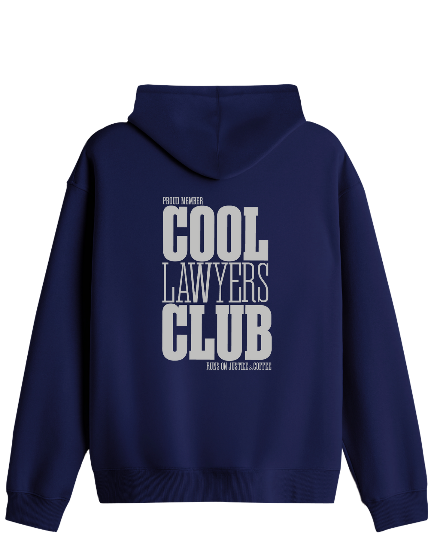 Cool Lawyers Club Baskılı Unisex Kapüşonlu Yaka Hoodie