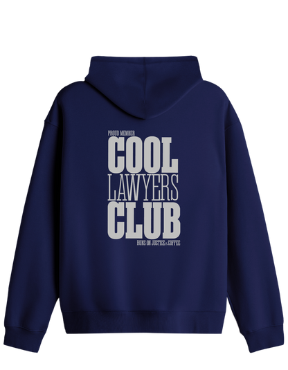 Cool Lawyers Club Baskılı Unisex Kapüşonlu Yaka Hoodie