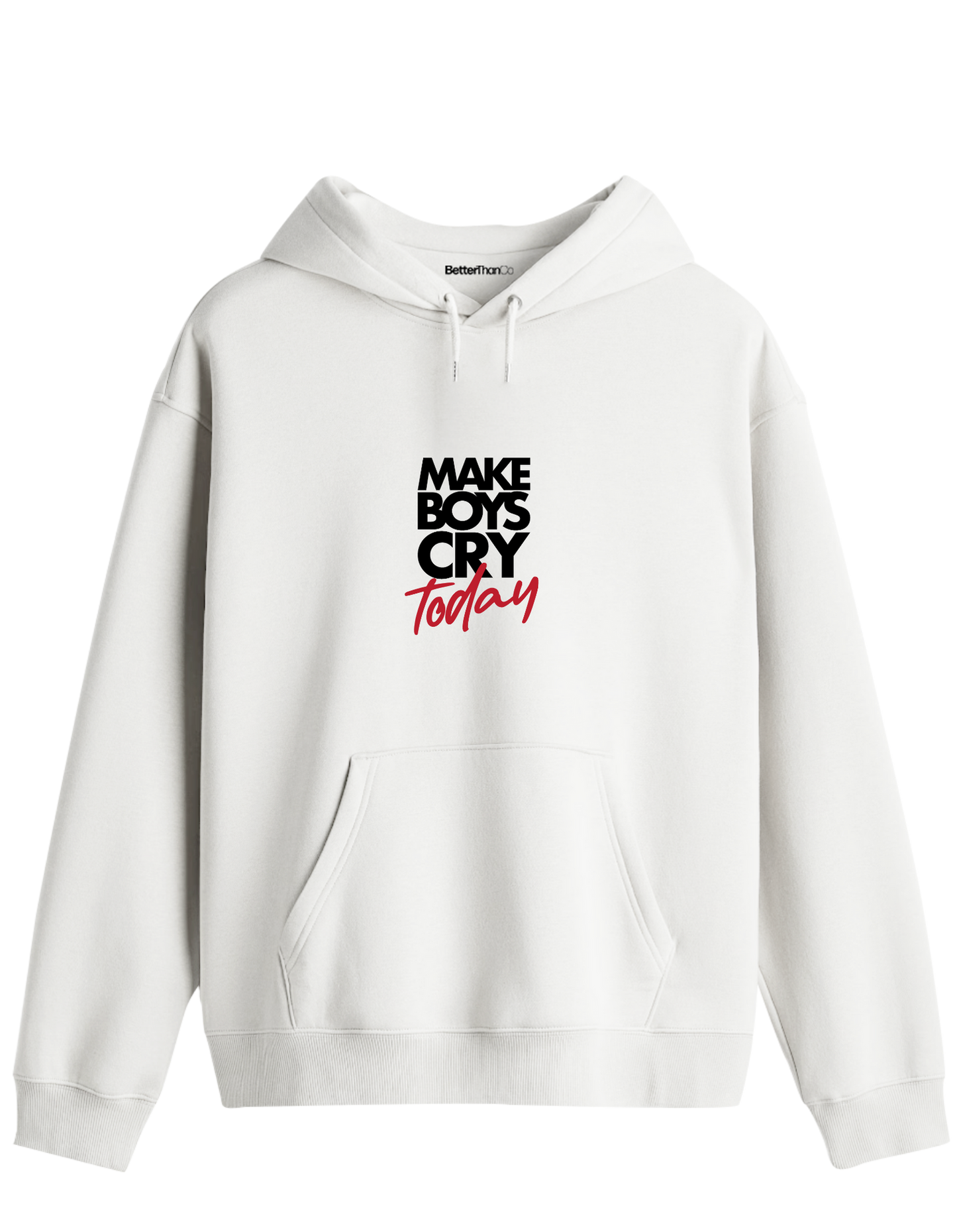 Today Baskılı Unisex Kapüşonlu Yaka Hoodie