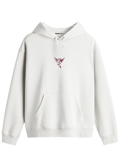 Broken Heart Baskılı Unisex Kapüşonlu Yaka Hoodie