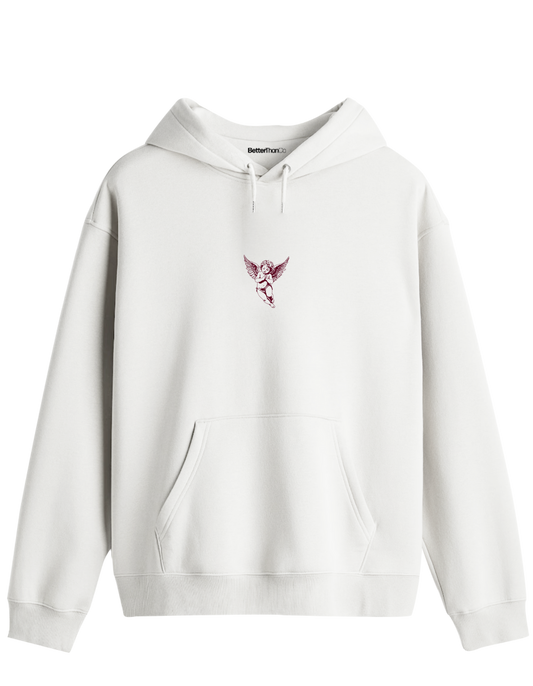 Broken Heart Baskılı Unisex Kapüşonlu Yaka Hoodie