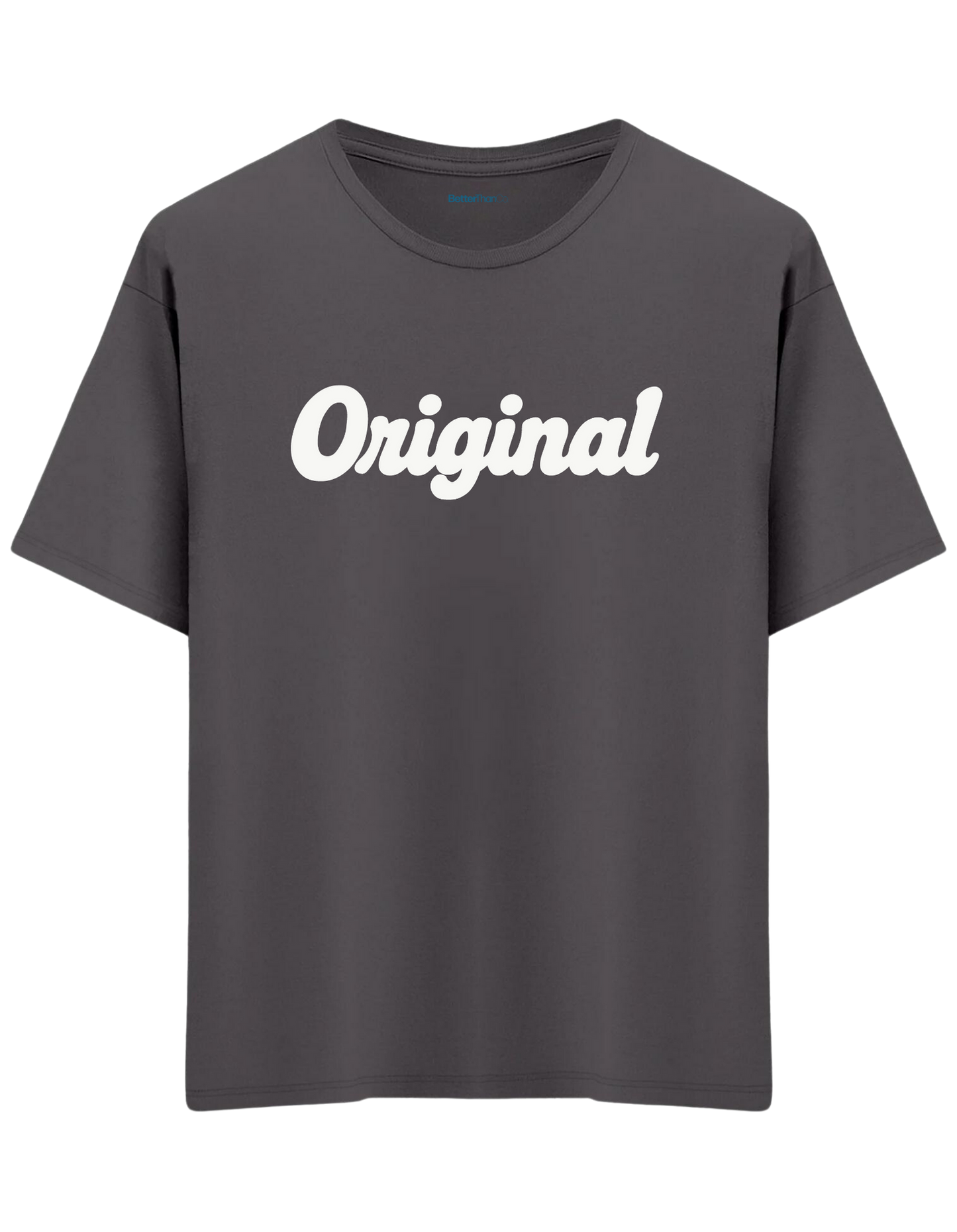 Orijinal Baskılı Bisiklet Yaka Oversize T-shirt