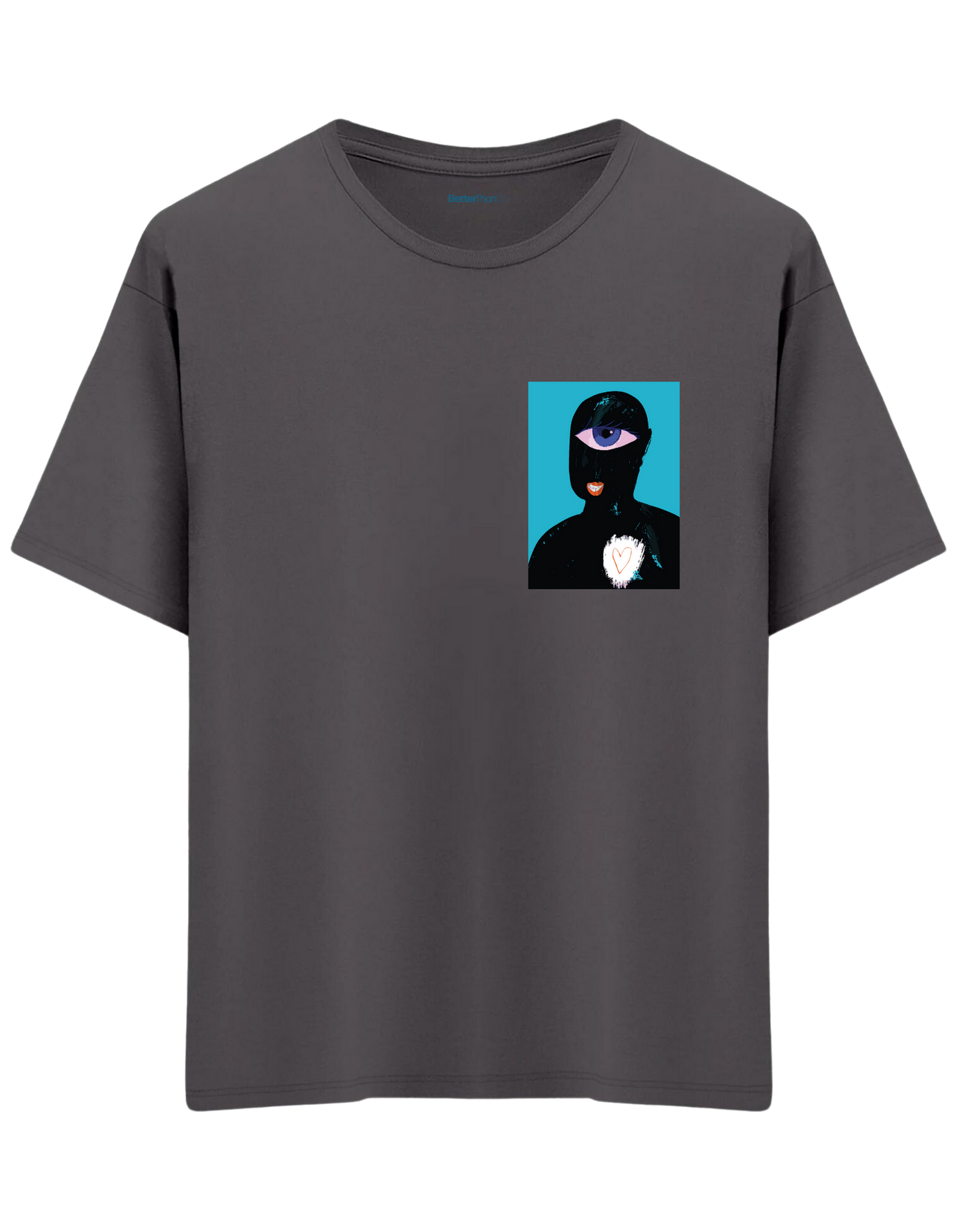 Oracle Eye Baskılı Bisiklet Yaka Oversize T-shirt