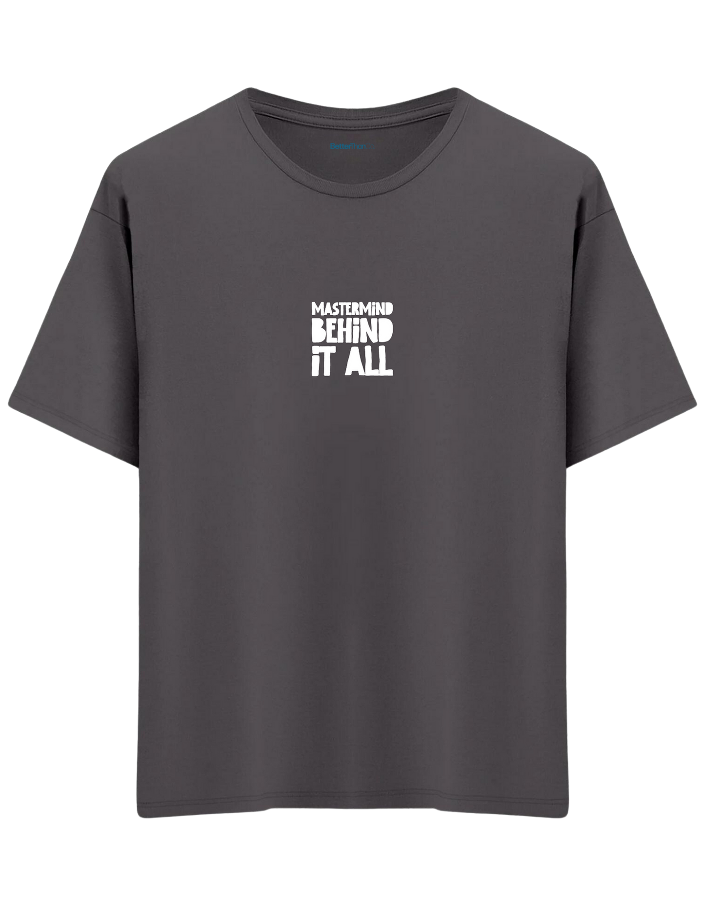 Mastermind Baskılı Bisiklet Yaka Oversize T-shirt