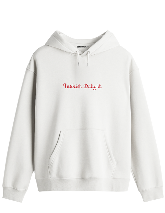 Turkish Delight Baskılı Unisex Kapüşonlu Yaka Hoodie