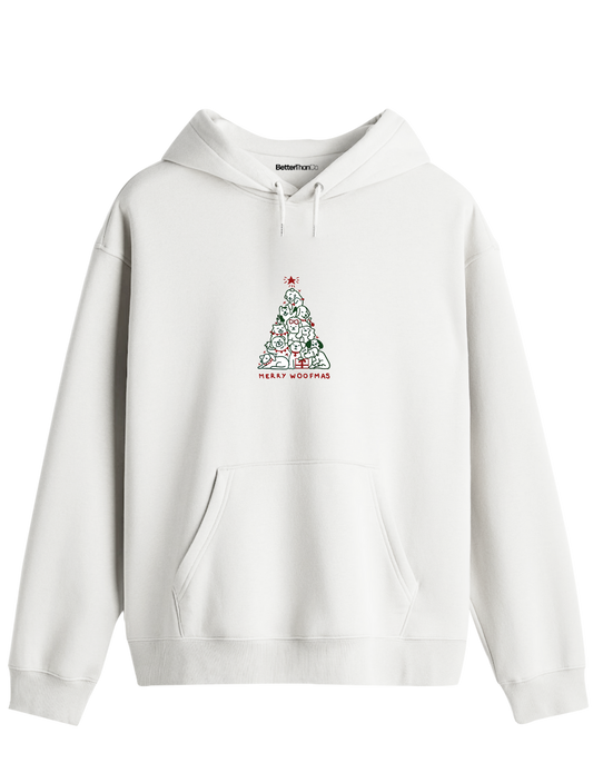 Woofmas Baskılı Unisex Kapüşonlu Yaka Hoodie
