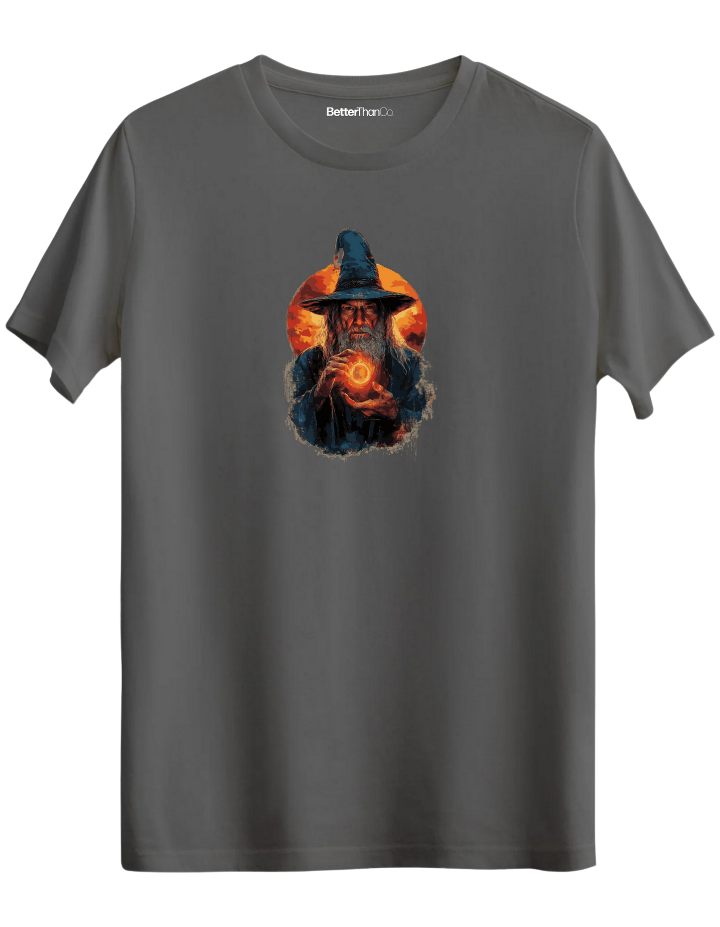 The Power Of The Ring Baskılı Bisiklet Yaka Regular T-shirt