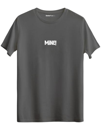 Mine! Baskılı Bisiklet Yaka Regular T-shirt